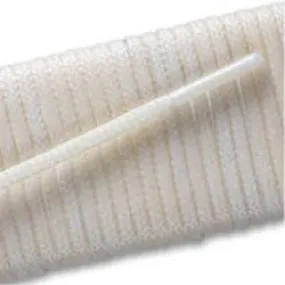 Waxed Very Thin Dress Laces - White (2 Pair Pack) Shoelaces