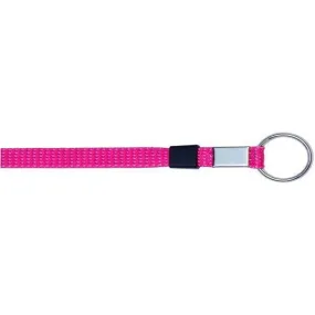 Wholesale Key Ring Glitter 3/8" - Hot Pink (12 Pack)