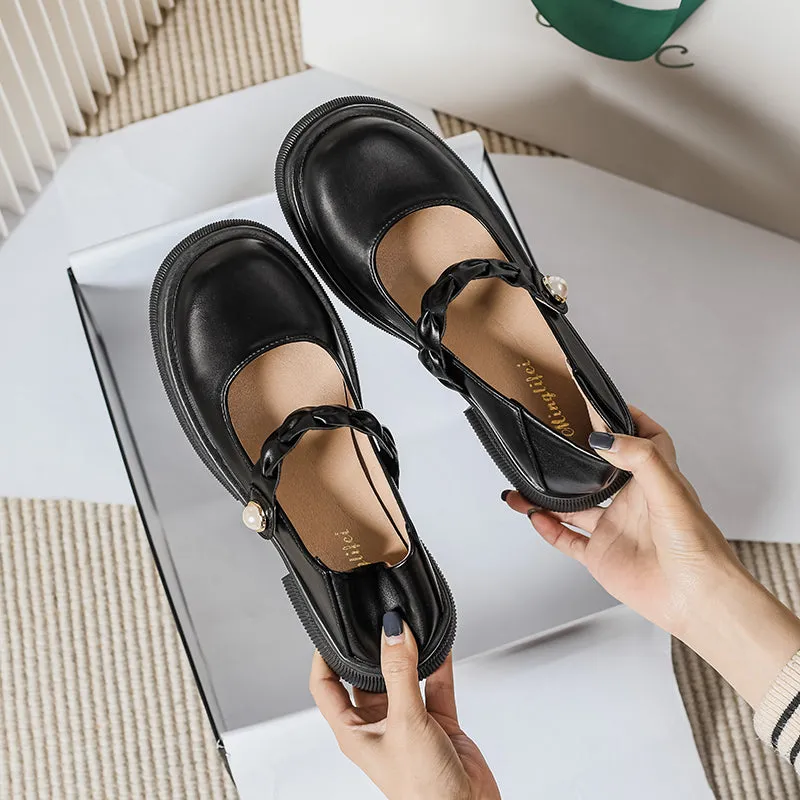 Women Fashion Casual Chunky Lug Sole Loafers