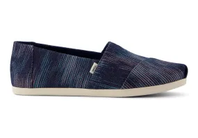 Women's Alpargata Classic - Navy Novelty Denim