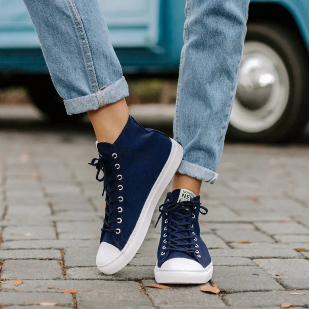 Women's Classic High Top | Navy x White