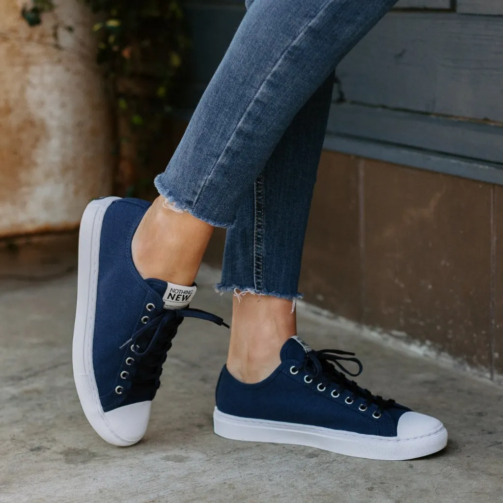 Women's Classic Low Top | Navy x White