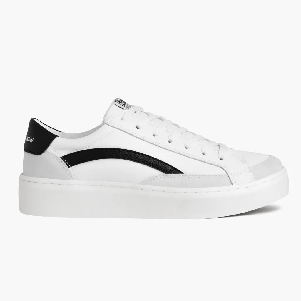 Women's Saga One Platform | White x Black