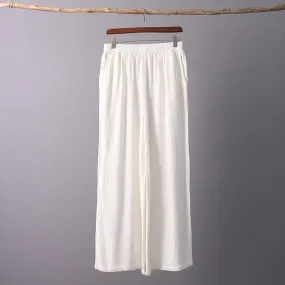 Zen Garden Cotton & Linen Palazzo Pants | Zen