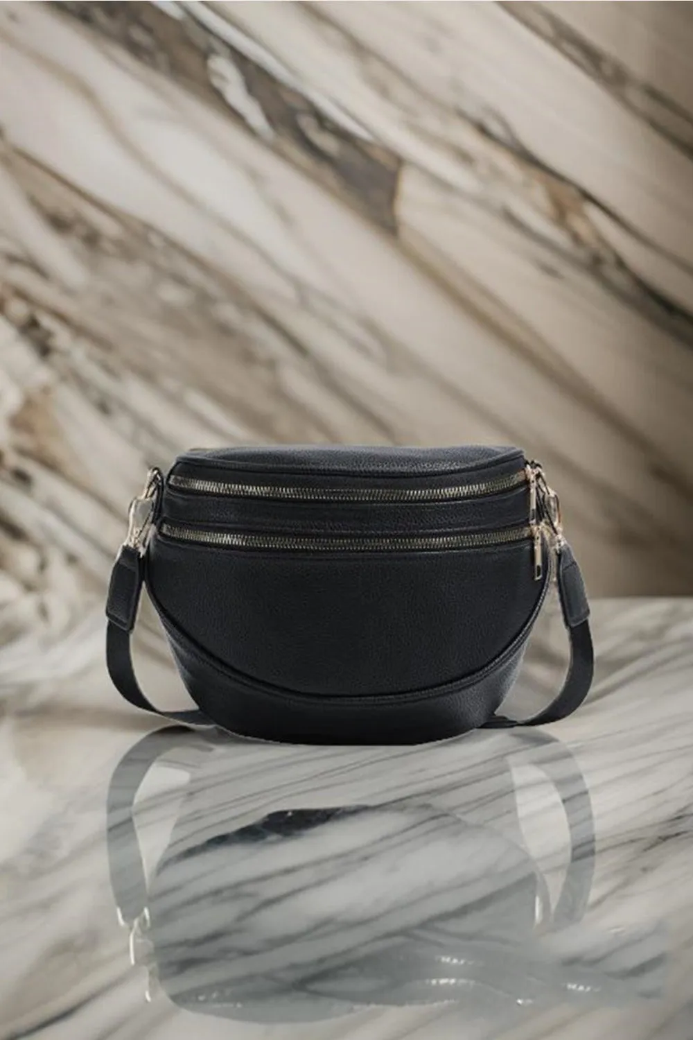 Zenana Vegan Leather Multi-Pocket Crossbody Bag | Sustainable & Stylish Women's Handbag